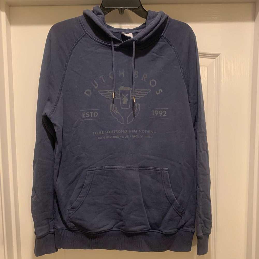Dutch bros blue hoodie